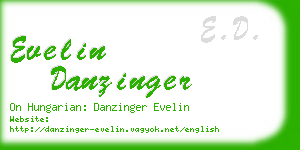 evelin danzinger business card